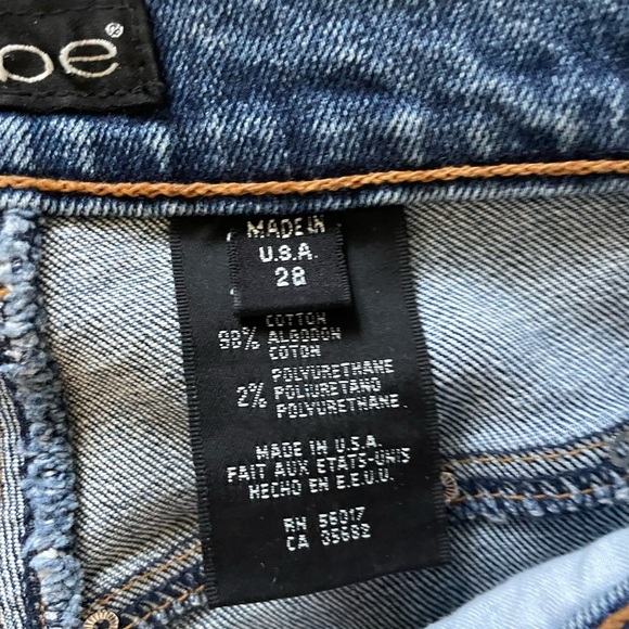 Bebe 90’s American flag jeans - Picture 6 of 9